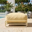OVIALA - Pouf pour salon de jardin modulable avec structure jaune clair  - Mixi - vignette
