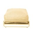 OVIALA - Pouf pour salon de jardin modulable avec structure jaune clair  - Mixi - vignette