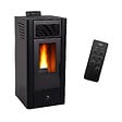 SANNOVER - Poêle à granulés air Anita 11,6 kW Noir Sannover - vignette