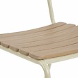 OVIALA - Chaise de jardin en métal crème - Bogota - vignette