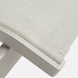 OVIALA - Lot de 2 fauteuils en aluminium crème - Butterfly - vignette