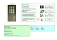 GD MENUISERIES - Porte d'entrée Bois Vitrée Andore Vert Gris Olive, H215 x L80 cm Côte Tableau p, Gauche (Poignée, Barillet ref 010403FP) - vignette