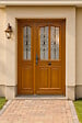 GD MENUISERIES - Porte d'entrée Bois Tiercée Carole H215xL140 cm Côte Tableau p.Droit, (Poignee, Barillet ref IN158RPL2 - IN303NEW) - vignette
