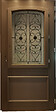 GD MENUISERIES - Porte d'entrée Bois Vitrée Adrien Gris Quartz, H215 x L90 cm Côte Tableau p. Gauche, (Poignee, Barillet ref IN158RPL2 - IN303NEW) - vignette