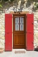 GD MENUISERIES - Porte d'entrée Bois Vitrée Perret, H215 x L90 cm Côte Tableau p. Gauche, (Poignee, Barillet ref 010403RFP) - vignette