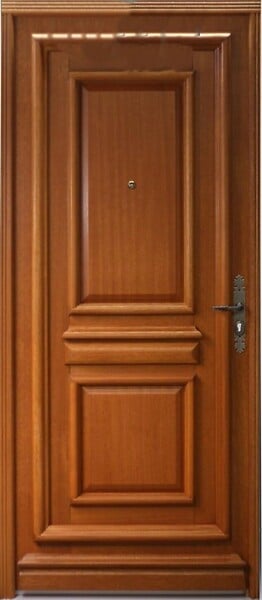 GD MENUISERIES - Porte d'entrée Bois Pleine Tahi 1, H215 x L90 cm Côte Tableau p. Gauche, (Poignée, Barillet ref N158RPL -IN158RCI) - large