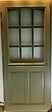 GD MENUISERIES - Porte d'entrée Bois Vitrée Andore Vert Gris Olive, H215 x L80 cm Côte Tableau p.Droit (Poignée, Barillet ref 010403FP) - vignette