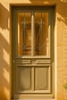 GD MENUISERIES - Porte d'entrée Bois Vitrée Baptiste Vert Gris Olive, H200 x L90 cm Côte Tableau p.Droit, (Poignee, Barillet ref IN158RPL2 - IN303NEW) - vignette