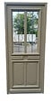 GD MENUISERIES - Porte d'entrée Bois Vitrée Baptiste Vert Gris Olive, H200 x L90 cm Côte Tableau p.Droit, (Poignee, Barillet ref IN158RPL2 - IN303NEW) - vignette