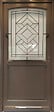 GD MENUISERIES - Porte d'entrée Bois Vitrée Elodie Gris Quartz, H215 x L90 cm Côte Tableau p. Gauche (Poignee, Barillet ref 010403FP) - vignette