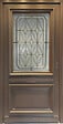 GD MENUISERIES - Porte d'entrée Bois Vitrée Camille Gris Quartz, H215 x L90 cm Côte Tableau p. Gauche, (Poignee, Barillet ref IN158RPL2 - IN303NEW) - vignette
