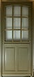 GD MENUISERIES - Porte d'entrée Bois Vitrée Andore Vert Gris Olive, H215 x L80 cm Côte Tableau p, Gauche, (Poignée, Barillet ref N158RPL -IN158RCI) - vignette