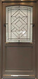 GD MENUISERIES - Porte d'entrée Bois Vitrée Elodie Gris Quartz, H215 x L90 cm Côte Tableau p. Gauche, (Poignée, Barillet ref N158RPL -IN158RCI) - vignette