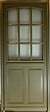 GD MENUISERIES - Porte d'entrée Bois Vitrée Andore Vert Gris Olive, H215 x L80 cm Côte Tableau p.Droit, (Poignée, Barillet ref 010723NO) - vignette