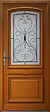 GD MENUISERIES - Porte d'entrée Bois vitrée, Curcuma, H215 x L90 cm Côte Tableau p.Droit (Poignee, Barillet ref 010403RFP) - vignette