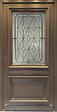 GD MENUISERIES - Porte d'entrée Bois Vitrée Camille Gris Quartz, H215 x L90 cm Côte Tableau p.Droit (Poignee, Barillet ref 010403RFP) - vignette