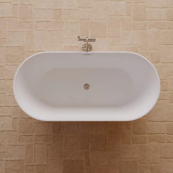 SPALINA - Baignoire îlot Ovale Eden 169 169 X80 X58 Cm, By Spalina - large