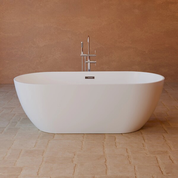 SPALINA - Baignoire îlot Ovale Eden 169 169 X80 X58 Cm, By Spalina - large
