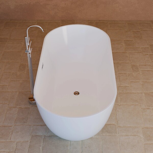 SPALINA - Baignoire îlot Ovale Eden 169 169 X80 X58 Cm, By Spalina - large