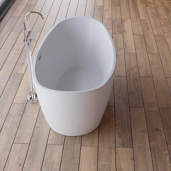 SPALINA - Baignoire îlot Ovale Neroon 2.0 150 Blanche 150 X75 X67 Cm, By Spalina - large