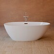 SPALINA - Baignoire îlot Ovale Kelly 170 Blanche 170 X85 X58 Cm, By Spalina - vignette