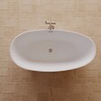 SPALINA - Baignoire îlot Ovale Kelly 170 Blanche 170 X85 X58 Cm, By Spalina - vignette