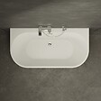 SPALINA - Baignoire Semi-îlot Murale Naos 160 Blanche 160 X75 X58 Cm, By Spalina - vignette