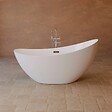 SPALINA - Baignoire Ilot Loona 160 blanche 160 x80 x80 cm, by SPALINA - vignette