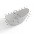 SPALINA - Baignoire Ilot Loona 160 blanche 160 x80 x80 cm, by SPALINA - vignette