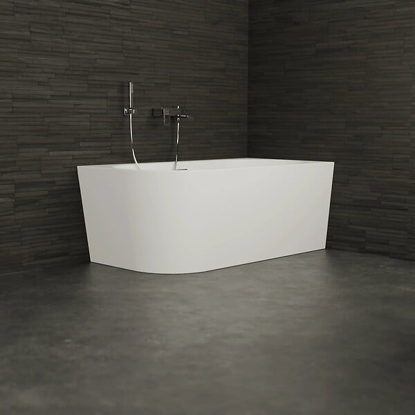 SPALINA - Baignoire Ilot Capri 150 droite blanche 150 x72 x58 cm, by SPALINA - large