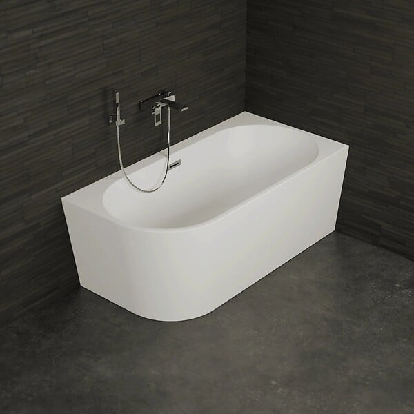 SPALINA - Baignoire Ilot Capri 150 droite blanche 150 x72 x58 cm, by SPALINA - large
