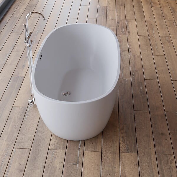 SPALINA - Baignoire Ilot Samba 160 blanche 160 x79 x58 cm, by SPALINA - large