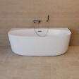 SPALINA - Baignoire Semi-îlot Murale Magic 170 Blanche 170 X88 X58 Cm, By Spalina - vignette