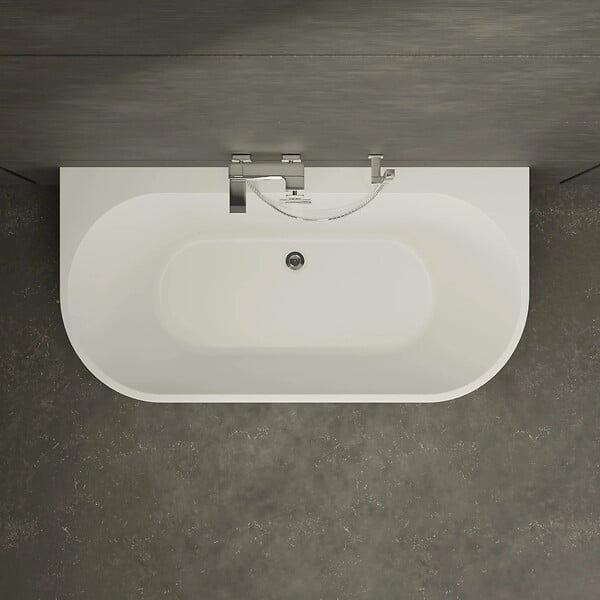 SPALINA - Baignoire Ilot Naos 150 blanche 150 x69 x58 cm, by SPALINA - large