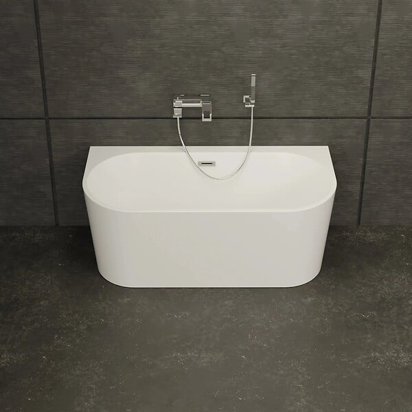 SPALINA - Baignoire Ilot Naos 150 blanche 150 x69 x58 cm, by SPALINA - large