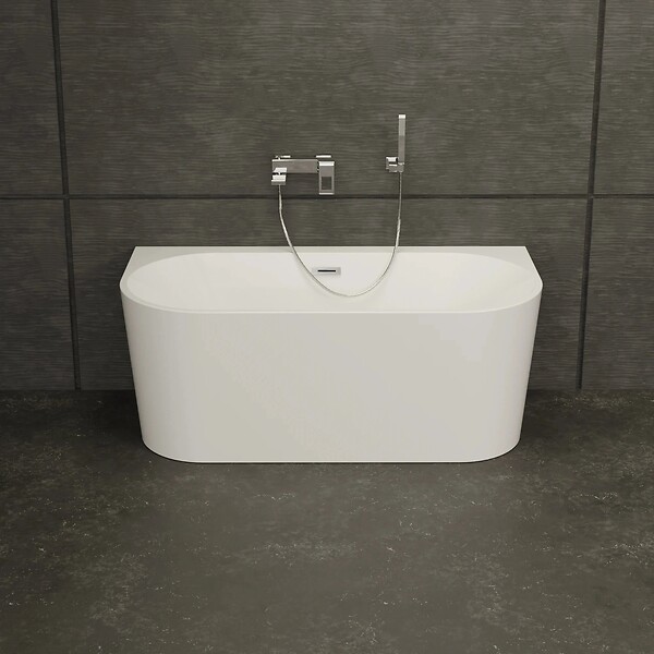 SPALINA - Baignoire Ilot Naos 150 blanche 150 x69 x58 cm, by SPALINA - large