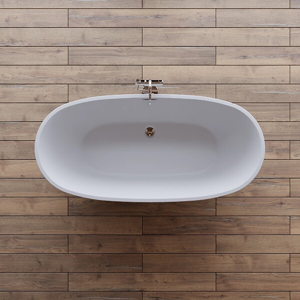 SPALINA - Baignoire Ilot Samba 170 noire 170 x81 x58 cm, by SPALINA - large