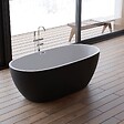 SPALINA - Baignoire Ilot Samba 170 noire 170 x81 x58 cm, by SPALINA - vignette