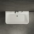 SPALINA - Baignoire Semi-îlot Murale Mint 150 Blanche 150 X75 X57 Cm, By Spalina - vignette