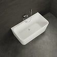 SPALINA - Baignoire Semi-îlot Murale Mint 150 Blanche 150 X75 X57 Cm, By Spalina - vignette