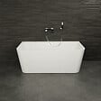 SPALINA - Baignoire Semi-îlot Murale Mint 150 Blanche 150 X75 X57 Cm, By Spalina - vignette