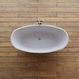 SPALINA - Baignoire îlot Ovale Neroon 2.0 160 Blanche 160 X75 X67 Cm, By Spalina - vignette