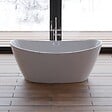 SPALINA - Baignoire îlot Ovale Neroon 2.0 160 Blanche 160 X75 X67 Cm, By Spalina - vignette