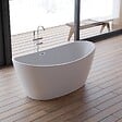 SPALINA - Baignoire îlot Ovale Neroon 2.0 160 Blanche 160 X75 X67 Cm, By Spalina - vignette