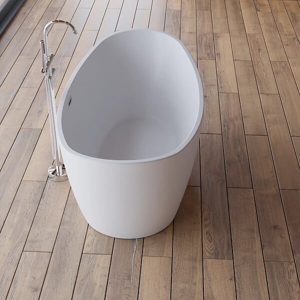 SPALINA - Baignoire îlot Ovale Neroon 2.0 160 Blanche 160 X75 X67 Cm, By Spalina - large