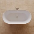 SPALINA - Baignoire îlot Ovale Komodo 170 Blanche 170 X80 X58 Cm, By Spalina - vignette