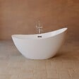 SPALINA - Baignoire Ilot Loona 150 blanche 150 x80 x80 cm, by SPALINA - vignette
