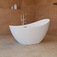 SPALINA - Baignoire Ilot Loona 150 blanche 150 x80 x80 cm, by SPALINA - vignette