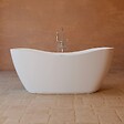 SPALINA - Baignoire îlot Ovale Exquise 160 Blanche 160 X73 X67 Cm, By Spalina - vignette