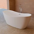 SPALINA - Baignoire îlot Ovale Exquise 160 Blanche 160 X73 X67 Cm, By Spalina - vignette